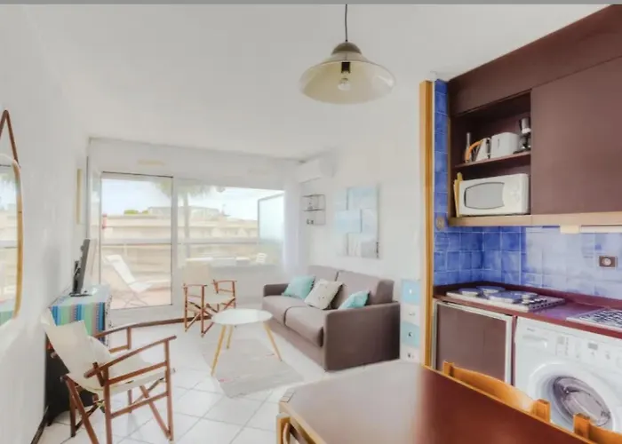 Canelle- Beau 2p,tout Confort, Vue Mer, Piscine Apartment